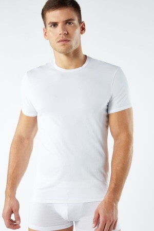 Intimissimi Microfiber T-shirt Wit | BEJKU80164